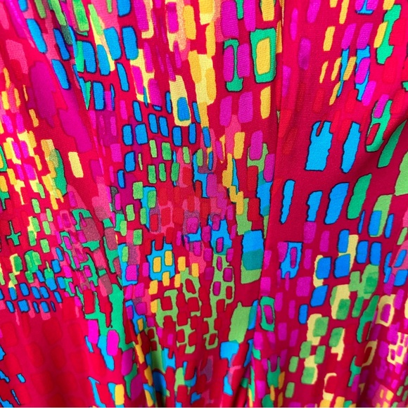 Ellen Tracy Colorful Plus Dress 16W NWOT - Picture 4 of 6